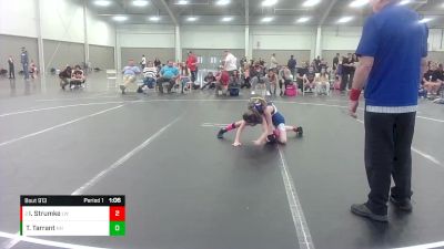 65-75 lbs Round 2 - Isabella Strumke, Williamsburg Wrestling Club vs Taylor Tarrant, Hanover Hawkeye