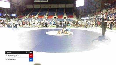 180 lbs Cons 16 #2 - Macee Ercanbrack, Utah vs AvaLyn Mosconi, Indiana