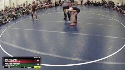 160 lbs Round 4 (6 Team) - Archer Amrein, Kansas Mamba vs Jax McLean, Wyoming Renegades