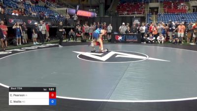 113 lbs Rnd Of 32 - Carter Pearson, Iowa vs Carter Wallis, Missouri