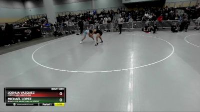 126 lbs Semifinal - Michael Lopez, Black Fox Wrestling Academy vs Joshua Vazquez, Cory Clark Wrestling