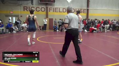 215 lbs Cons. Round 6 - Rylan Kuhn, St. Pius X vs Michael Calcagno, IC Catholic Prep