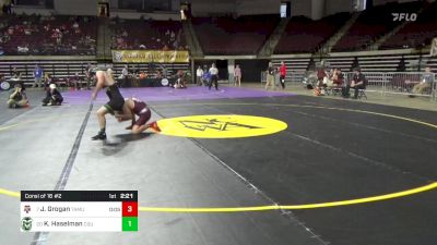 149 lbs Consi Of 16 #2 - Jacob Grogan, Texas A&M vs Kade Haselman, Colorado State