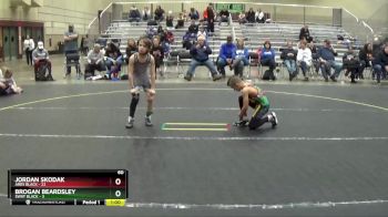 60 lbs Round 2 (6 Team) - Brogan Beardsley, SWAT Black vs Jordan Skodak, ARES Black