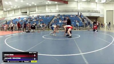 160 lbs Cons. Round 2 - Ryan Rink, IL vs Michael Grazzini, IL