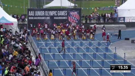 Youth Girls' 100m Hurdles Championship, Semi-Finals 2 - Age 15-16