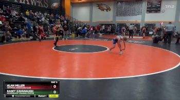 90 lbs 1st Place Match - Alan Miller, Anamosa Wrestling Club vs Kasey Kavanaugh, McDominate Training Center