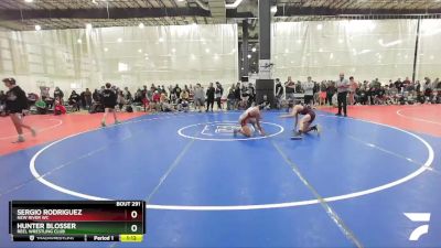 120 lbs Semifinal - Hunter Blosser, Reel Wrestling Club vs Sergio Rodriguez, New River WC