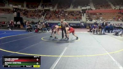 D1-190 lbs Semifinal - Rowan Gneiting, Mesa vs Caleb Wikoff, Boulder Creek