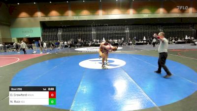 165 lbs Round Of 16 - Devin Crawford, Montana-Northern vs Nicco Ruiz, Arizona State