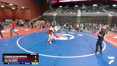 157 lbs Semifinal - Connor Rothenberger, Wyoming Unattached vs Peyton Swift, Camel Kids Wrestling