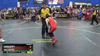 70 lbs Round 2 (6 Team) - Kole Nelson, Untouchables Purple vs Aaron Eifert, Mat Monsters