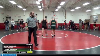 285 lbs Round 2 - Spencer Kessel, Louisa-Muscatine vs Logan Johnson, Cedar Rapids Kennedy