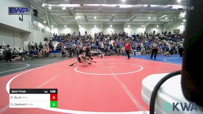 64 lbs Semifinal - Ryker Byrd, Mcalester Youth Wrestling vs Daxton Deckard, R.A.W.