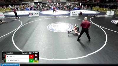 85 lbs Semifinal - Stephanie Martinez, California vs Kiana Lien, California