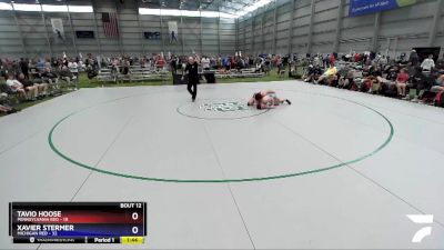 182 lbs Round 3 (8 Team) - Tavio Hoose, Pennsylvania Red vs Xavier Stermer, Michigan Red