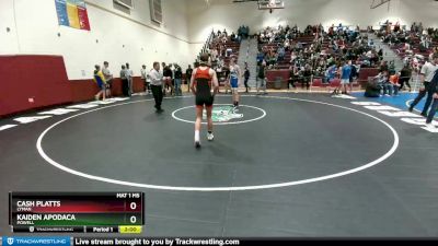 120 lbs Cons. Round 3 - Kaiden Apodaca, Powell vs Cash Platts, Lyman