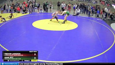 77 lbs Champ. Round 1 - Trevor Langdon, Illinois Valley Youth Wrestlin vs Hank Roy, Pendleton Wrestling Club