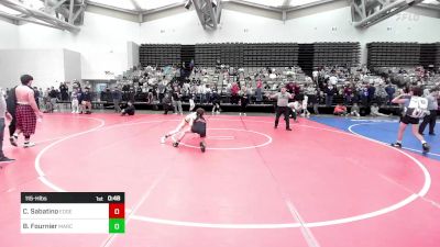 115-H lbs Consi Of 16 #1 - Christian Sabatino, Edge Wrestling vs Benjamin Fournier, MarcAurele Youth