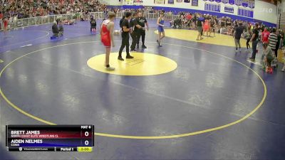 113 lbs Quarterfinal - Brett James, North Coast Elite Wrestling Cl vs Aiden Nelmes, COWA