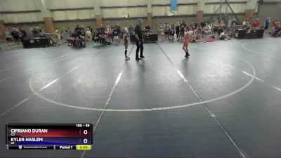 59 lbs Quarterfinal - Cipriano Duran, CO vs Kyler Haslem, UT