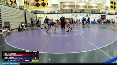 119 lbs 1st Place Match - Bo Jackson, Indian Creek Wrestling Club vs Max Benoit, Rick Larsen Wrestling Club