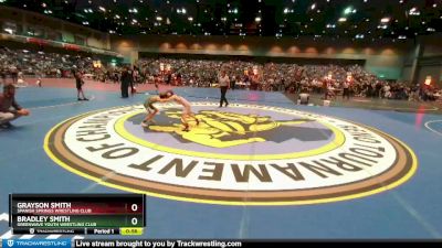 52-55 lbs Round 3 - Grayson Smith, Spanish Springs Wrestling Club vs Bradley Smith, Greenwave Youth Wrestling Club