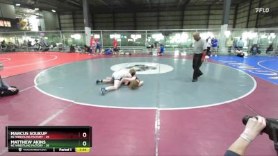 100 lbs Champ. Round 3 - Matthew Akins, NC Wrestling Factory vs Marcus Soukup, NC Wrestling Factory