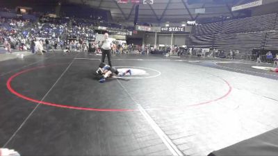 77 lbs Champ. Round 1 - Bradyn Wilson-Jordan, Mat Demon Wrestling Club vs Charlie Hernandez, Federal Way Spartans Wrestling