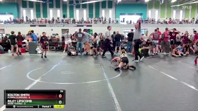 52 lbs Round 3 (6 Team) - Kolton Smith, Florida Scorpions vs Riley Lipscomb, Beebe Trained