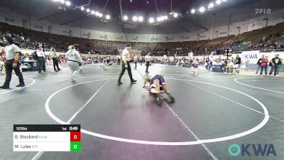 120 lbs Final - Brodie Stockard, R.A.W. vs Marvyon Lyles, Tulsa Blue T Panthers