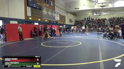 106 lbs Cons. Round 2 - Cole Pacheco, Alta Loma vs Jorge Perez, Ganesha