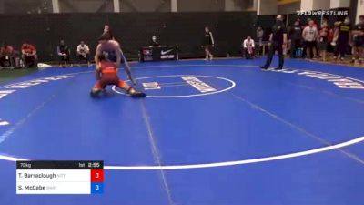 70 kg Prelims - Terrell Barraclough, Nittany Lion Wrestling Club vs Sean McCabe, SWAT (Sheldon Wrestling Academy Training)