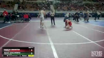 D4-150 lbs Quarterfinal - Marcus Oberriter, Holbrook vs Rocky Stallworth, Yuma Catholic