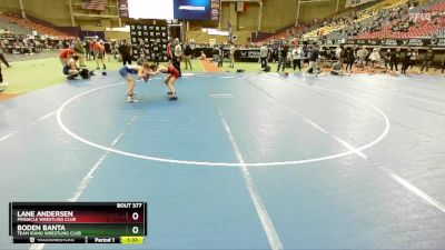 120 lbs Champ. Round 3 - Boden Banta, Team Idaho Wrestling Club vs Lane Andersen, Pinnacle Wrestling Club