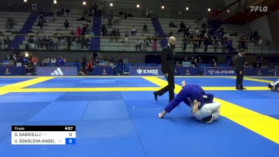 SERENA GABRIELLI vs VIOLETA SOKOLOVA ANGELOVA 2024 European Jiu-Jitsu IBJJF Championship