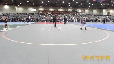 76 lbs 5th Place - Silas Peralta, LA FAMILIA NEW MEXICO vs Tyson Jones, Mad Dawg Wrestling Club