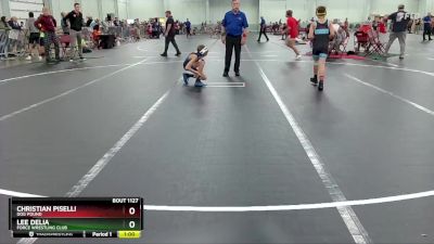 85 lbs Round 3 - Christian Piselli, Dog Pound vs Lee Delia, Force Wrestling Club