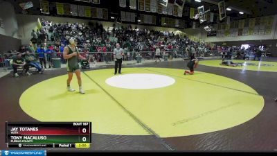 145 lbs Champ. Round 2 - Tony Macaluso, Pueblo County vs Jay Totanes, Vista