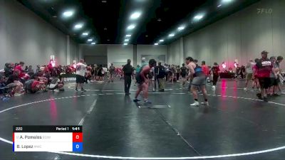 220 lbs Cons. Round 3 - Ariel Pomales, SOWA (South Orange Wrestling Academy) vs Brandon Lopez, Miami Wrestling Club