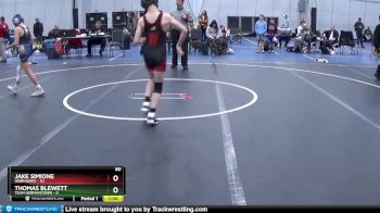 80 lbs Round 3 (6 Team) - Thomas Blewett, Team Germantown vs Jake Simione, Warhawks