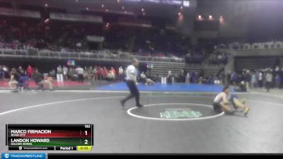 132 lbs Cons. Round 2 - Marco Firmacion, River City vs Landon Howard, Golden Sierra