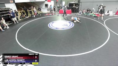 138 lbs Cons. Round 6 - Ernest Grant, South High School Wrestling vs Luie Acosta-Tackett, Lion Of Judah Wrestling Academy