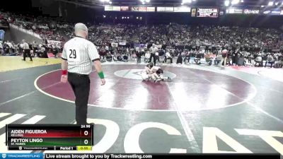 2A 98 lbs Cons. Round 2 - Peyton Lingo, St. Maries vs Aiden Figueroa, Kellogg