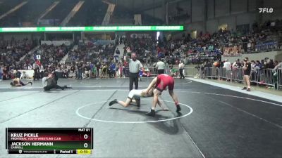 120 lbs 5th Place Match - Kruz Pickle, Frontenac Youth Wrestling Club vs Jackson Hermann, Carroll