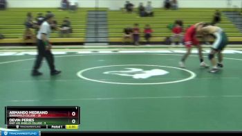 197 lbs Finals (2 Team) - Armando Medrano, Bakersfield College vs Devin Peries, East Los Angeles College