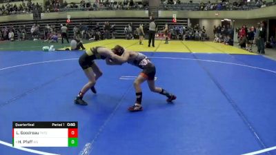 80 lbs Quarterfinal - Hank Pfaff, West Salem-Bangor vs Logan Goodreau, Team Nazar Training Center