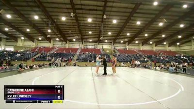 180 lbs Round 3 (3 Team) - Catherine Asami, Hawaii 1 vs KyLee Lindsley, Montana