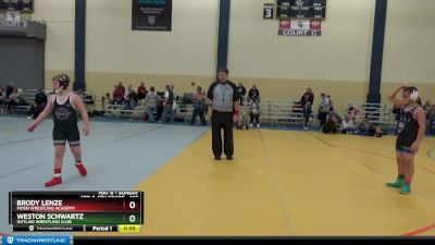 105 lbs Round 5 - Brody Lenze, Moen Wrestling Academy vs Weston Schwartz, Outlaw Wrestling Club