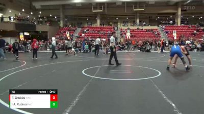 165 lbs Cons. Semi - Andrew Rubino, POWERHOUSE WRESTLING CLUB vs Tallon Grubbs, Hugoton Wrestling Club